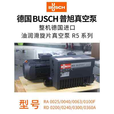 德国Busch旋转式真空泵R5Ra0040/63/100F工业Rd240/0360A