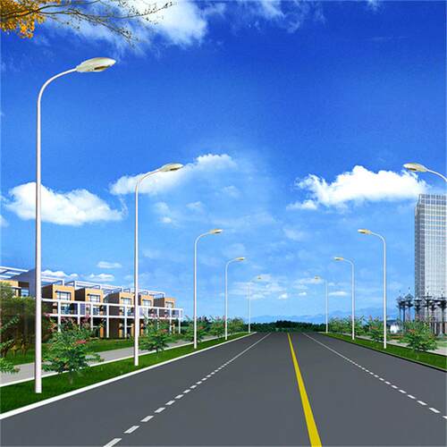 led路灯杆5米6米7米8米单臂工程道路照明灯市电路灯灯杆厂家供应