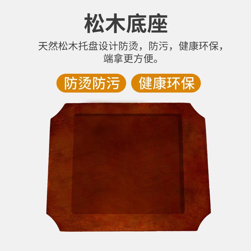 天方汤盘包铝石盘抗抗摔石裂碟牛排盘80028001然石头形烤盘烤箱明