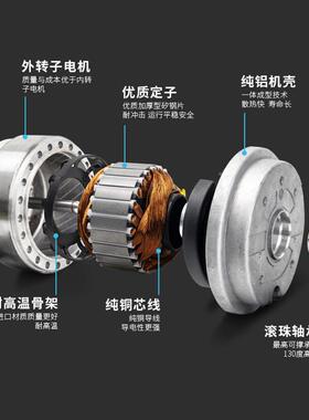 海弯YWF能6D80JFV0三相子380V网罩式外转轴机流风节低噪音