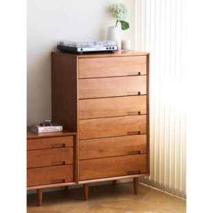 二黑木作 山丘六斗柜 覆古实木边柜衣柜家用卧室收纳储物衣橱