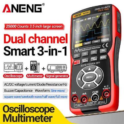 Digital Automotive Oscilloscope Multimeter 3.5inch Screen