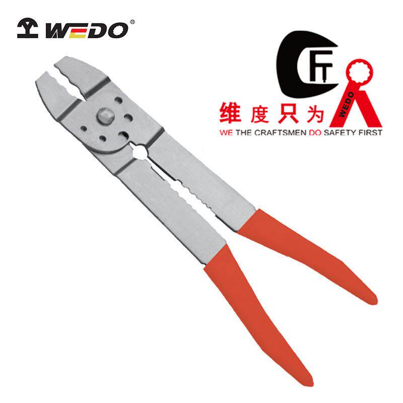 WEDO维度工具304不锈钢剥线压线断线钳多功能钳子ST8306