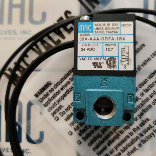 MAC电磁阀35A-ACA-DDBA-1BA AAA-DDFA-1BA DDBA气动高频打标机24V
