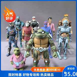 NECA忍者神龟铁血异形寸关节可动人偶手办摆件玩具模型送礼物现货