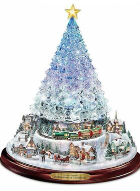 Christmas Decoration Sticker Santa Claus Christmas Tree Rota