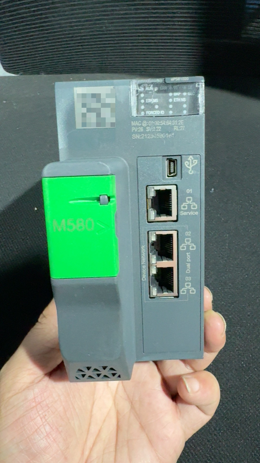 法国施耐德M580 PLC处理器模块 型号BMEP58102