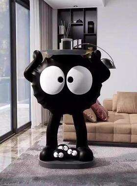 创意煤球落地摆件客厅电视柜旁边沙发边几装饰品乔迁生日礼物摆件