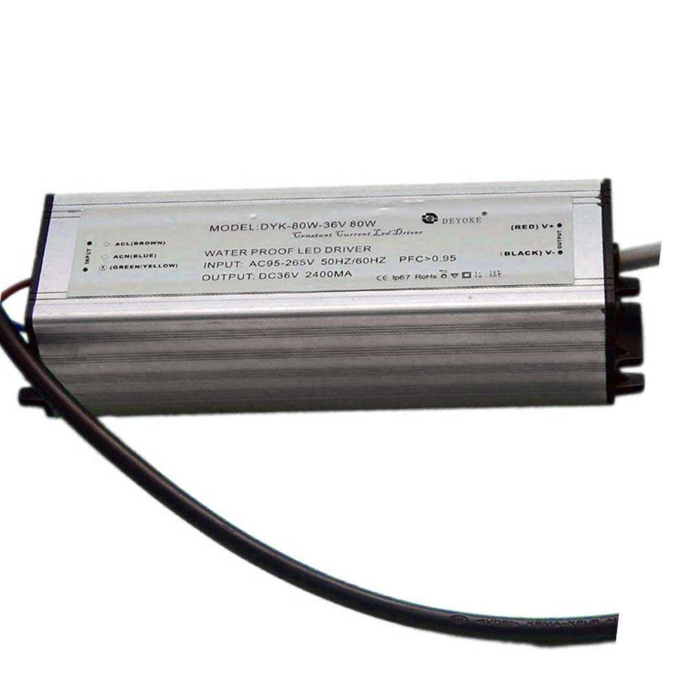 全 电压/防水，恒电源36v质保年-电源2400ma投光灯2流80w10led