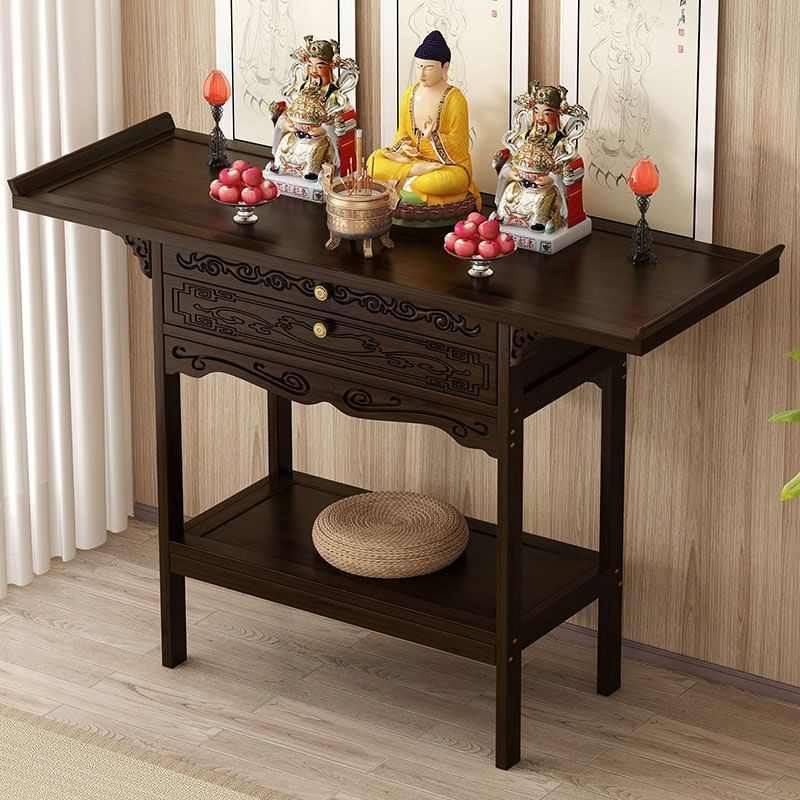 新中式中堂八仙桌非实木条案供桌家用香案农村客厅家用堂屋玄关桌