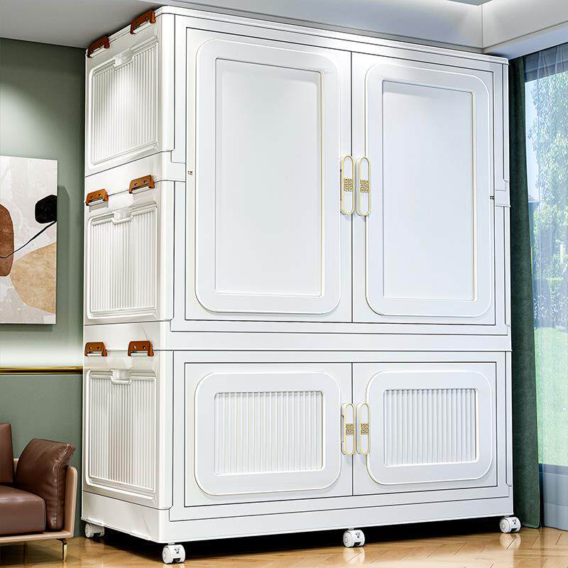 免安装110简易衣柜家用卧室衣服被子收纳柜塑料儿童小衣橱储物柜