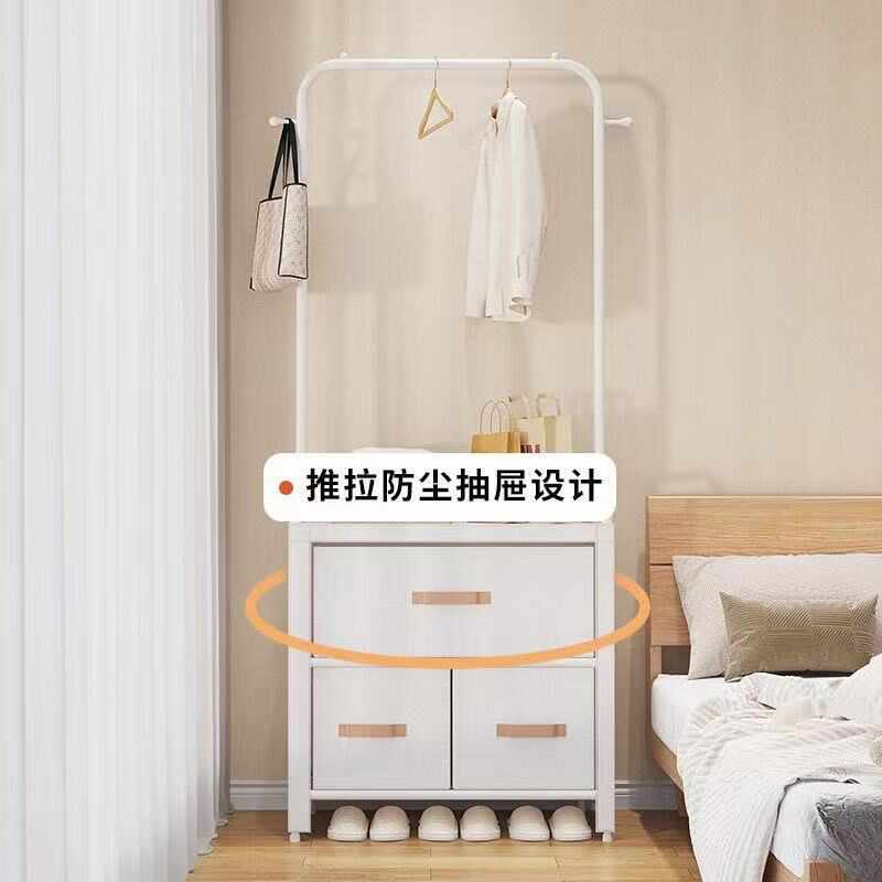 架子挂柜物防尘置收纳简易卧室晾衣租房衣帽架家用落地隔夜衣服内