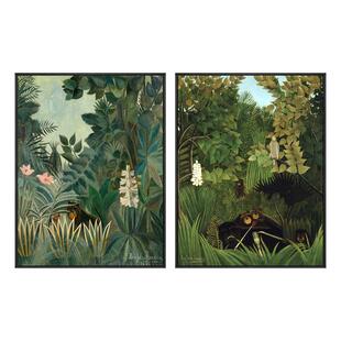 快乐的小丑 卢梭欧式壁画客厅卧室无框画餐厅挂画走廊玄关装饰画