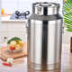 304不锈钢密封桶食品密封罐 牛奶桶运输桶储油罐带卡扣 茶叶