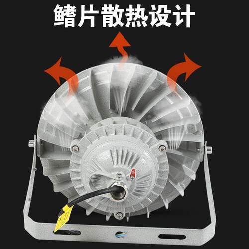 LED防爆灯加油站化工厂房防水投光灯仓库照明灯50W 150W 100W