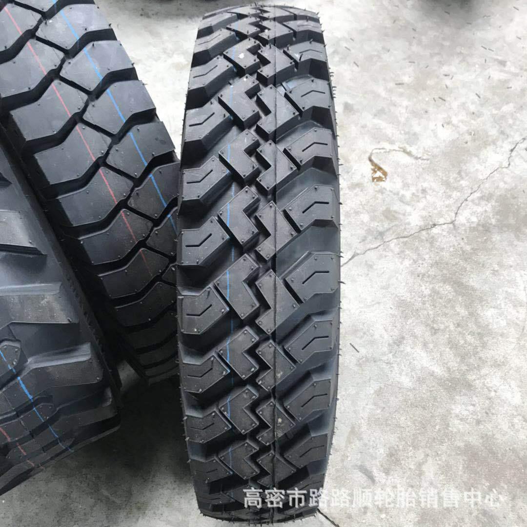 鲁飞750-16人字越野轮胎农用货车拖拉机四轮三轮车矿山750-16轮胎
