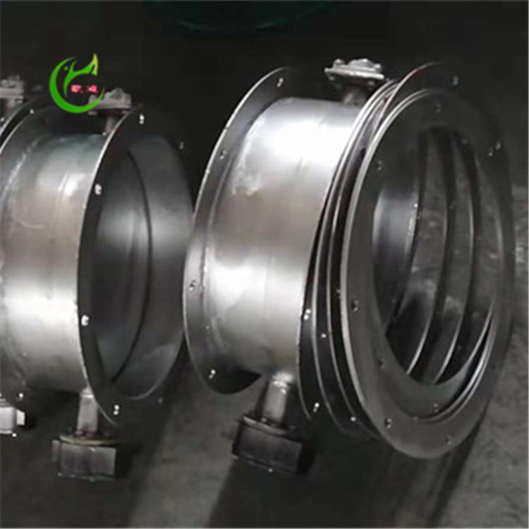 山西大同DN400电动通风蝶阀 不锈钢开关型电动蝶阀 除尘管道风门