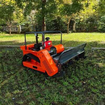 出口东南亚大马力柴油遥控割草机河堤园林修草碎草打草全地形通用