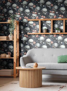 45x300CM自粘墙贴壁纸艺术花纹家居装饰厨房客厅防水防油PVC墙纸