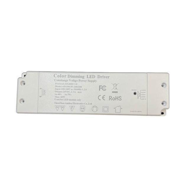 Zigbee 3.0 24v2.5a led恒压驱动hue网关RGBW四色调光调色60w电源