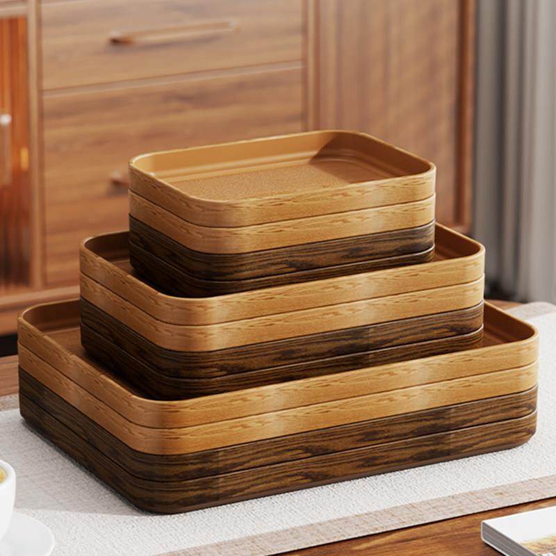 日式加厚托 托盘长方形家用放茶杯塑料蛋糕水果零食盘商用饭厅备,餐饮具,盘,淘宝优惠券,粉丝福利购,淘宝优惠卷