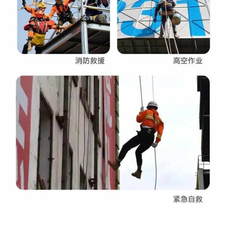 高空作业手动滑轮收绳器省力护绳轮可折叠收绳放绳卡墙角收绳器