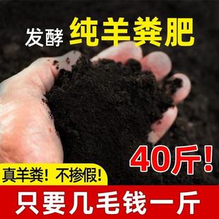 羊粪发酵有机肥100斤种菜专用农家有机肥料盆栽绿植养花纯鸡粪肥