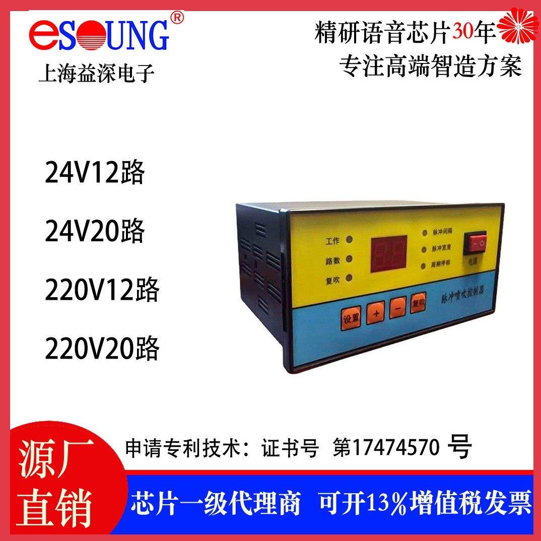 脉冲控制器220v12路20路防尘吹尘器脉冲喷吹控制仪,原厂直销