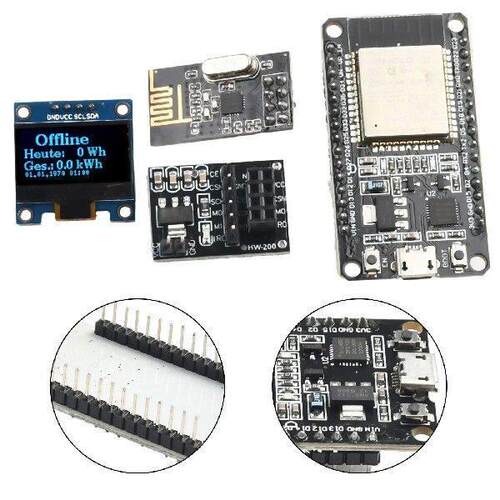 Module Cable Display Metal 4pcs/set Black ESP321 Electrical
