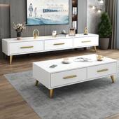 北欧电视柜茶几组合套装 现代简约小户型客厅卧室大户型现代电视柜