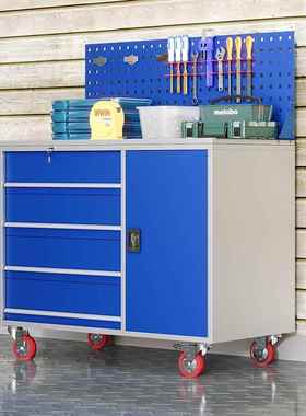 型工具柜车矮柜重工具柜车储物柜工厂间间多QOS功能可移动工具车