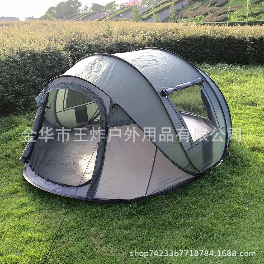 帐篷自防雨代发抛儿童露营帐篷帐篷动手开野营室内防晒速防风