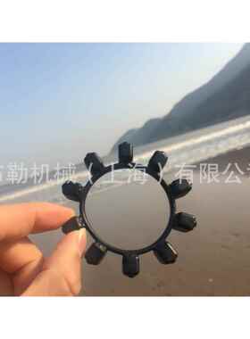 上海布勒红色黄绿梅花联轴器缓冲垫/橡胶块GM9/12/14/19/24/28/38