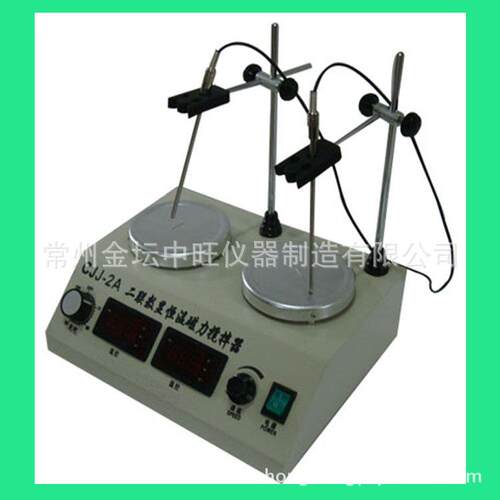 HJ-2A数显双头磁力加热搅拌器两头磁力加热搅拌器多工位均匀器