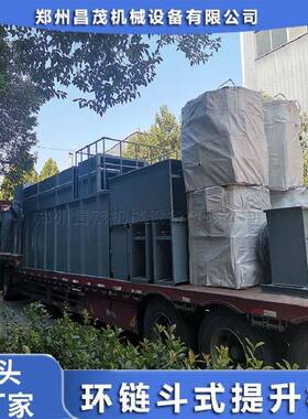 双链条斗式提升机垂直输送机上料石粉沙子板链斗提机NE50型