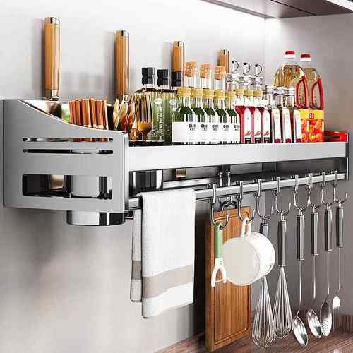 子my厨F778T7M5料房多功能置物架味壁挂式架免打孔家用调料品调不
