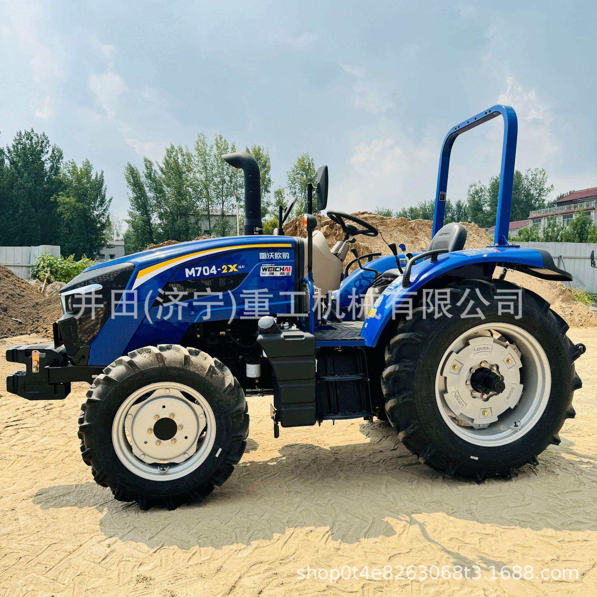 雷沃704-2X大棚王果园专用70马力新款四驱加强工程小型四轮拖拉机
