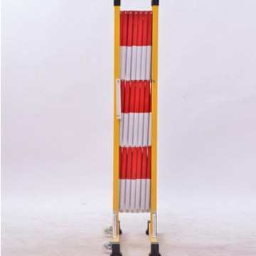 厂家直销电力施工伸缩围栏绝缘防护栏移动式木质遮栏安全设施
