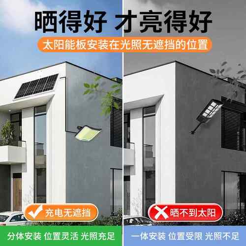 ?2025新新款太阳能灯户外庭防水院家用村大功率特亮农YL005-18照