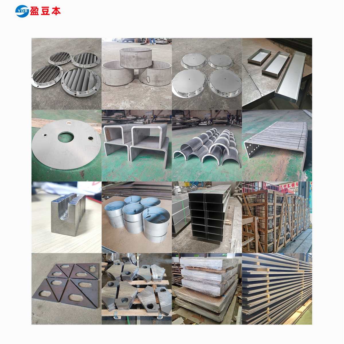 激光切割激光钣金折弯卷圆加工不锈钢板304316L板材盈豆本