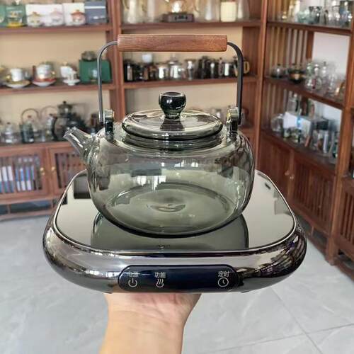 2025新款德茗堂大方电陶炉煮茶器四方茶炉烧水蒸茶电炉家用1500W