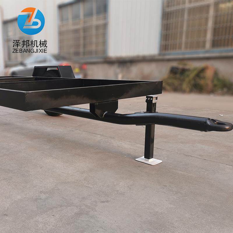 两平轮拖OOX车底盘带刹拖牵引车农用运气输拖车吨板拖车厂家