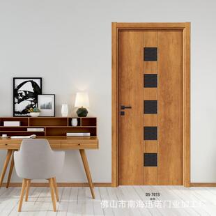 免漆强化木门碳晶室内门轻奢套装 门卧室门静音房间门工厂现货