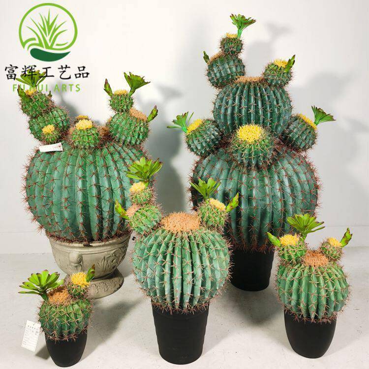 仿真仙人掌仙人棒仙人球花盆栽假花组合家居装饰道具摆件绿植