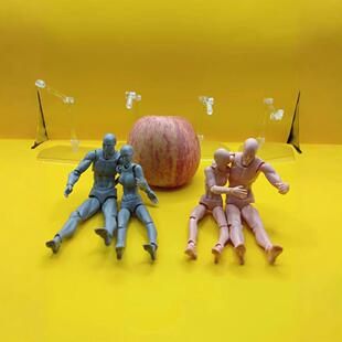 木头人偶关节木偶人体模型美术绘画摆件人体手掌手指关节可动