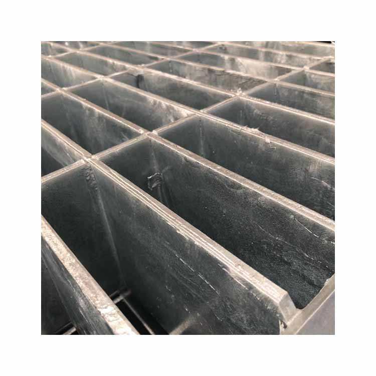 定制插接钢格板平台走道楼梯踏步板齿形防滑钢格板楼梯走道板