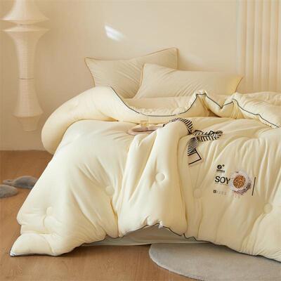 生A类80%大豆纤维被芯子学宿舍春秋被针棉织HPR亲肤被玉米冬柔软