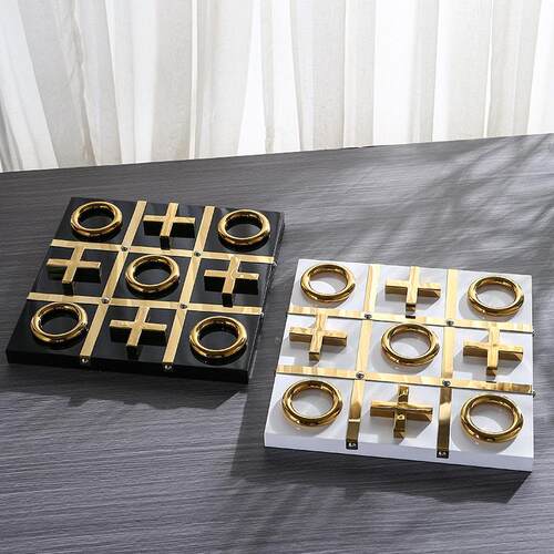 北欧轻奢象棋西洋棋装专用BJ-0230饰摆级感饰件品创意家居金属装