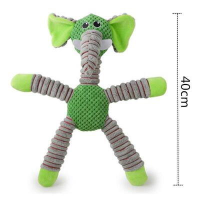 Indestructible Large Dog Sound Squeaky Toys Animals Shape