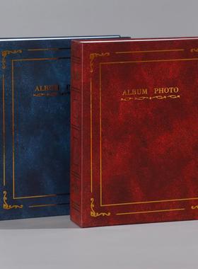 寸张相册本插页式家庭影集photo album影楼复古相薄六寸相册